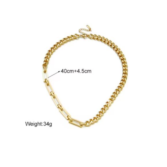 Louis Vuitton Gold Padlock W/ Unbranded Stainless Steel Gold Plated Chain - Picture 15 of 16